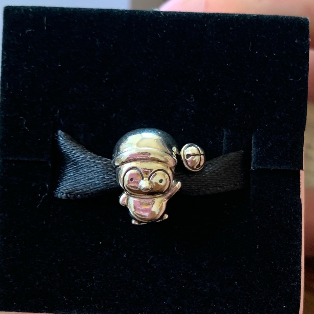 Retired Pandora Penguin Hat Charm